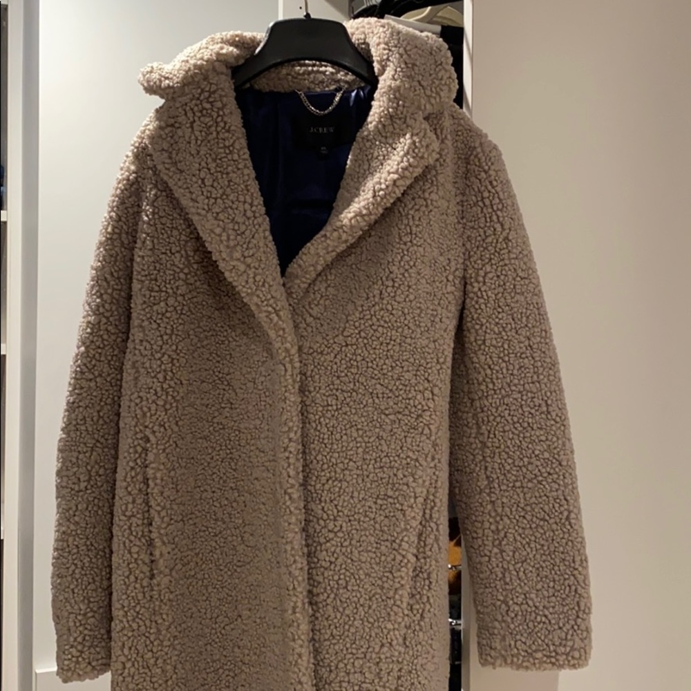J Crew Teddy Coat